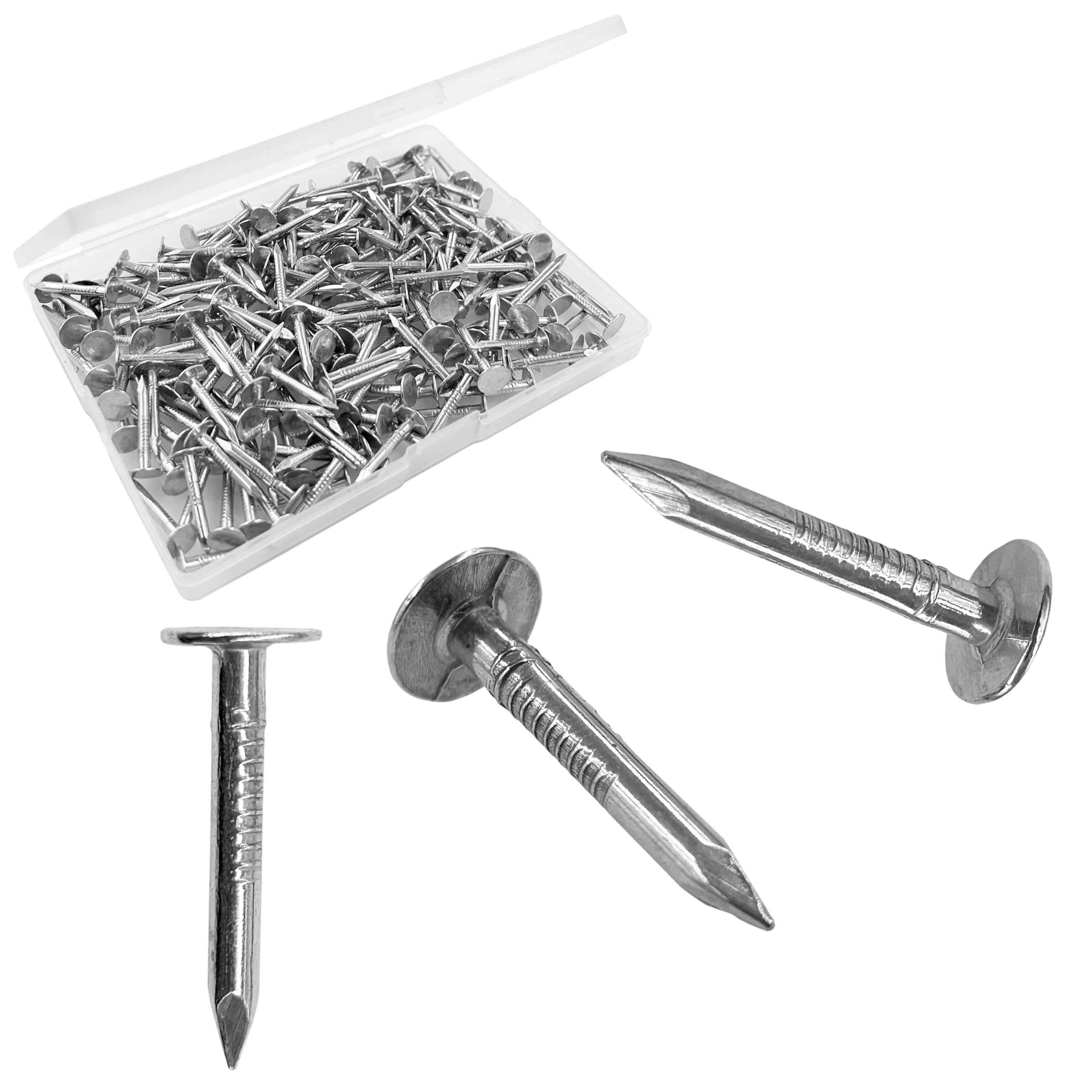 Roofing Nails - 200 Steel Felt Nails -6