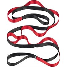 Acozycoo Stretching Strap with Loops for Physical Therapy,Knee,Calf,Back | Yoga Strap for Stretching,Non-Elastic Stretch Band,Rehab,Pilates,Flexibility Training,Hamstring,Leg Lifter,Fascia,Hip