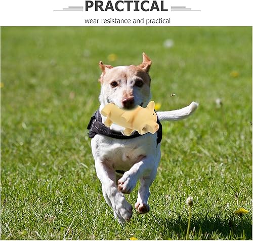 Miniatura 4 de LUOZZY Juguete chirriante para perros de látex con forma de cerdo, juguete interactivo para masticar, juguete de resistencia a mordeduras para