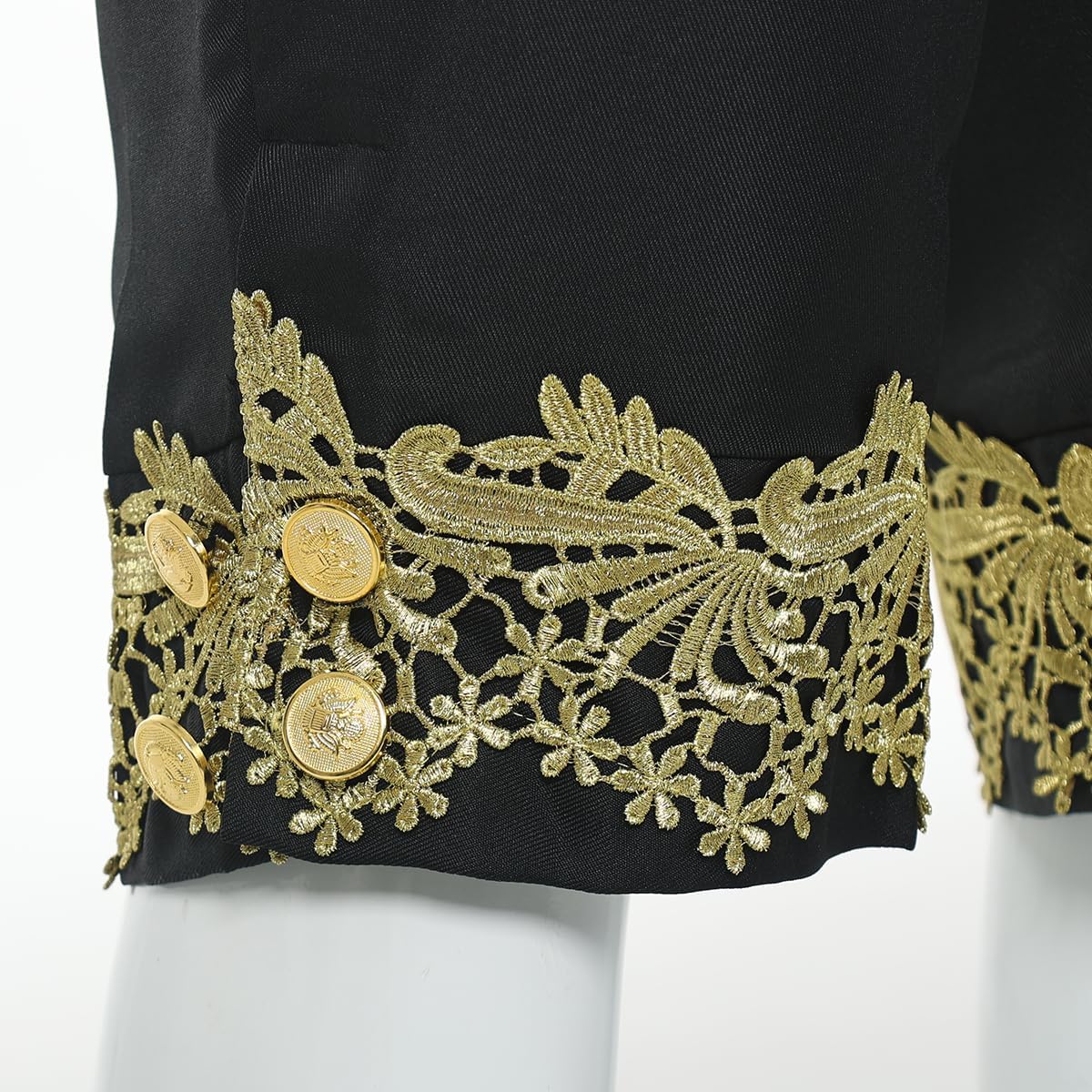 CAMDOM Mens Victorian Costume Suit Medieval Rococo Court Style Prince Cosplay Outfit Set Cosplay Fancy Dress - Image 7