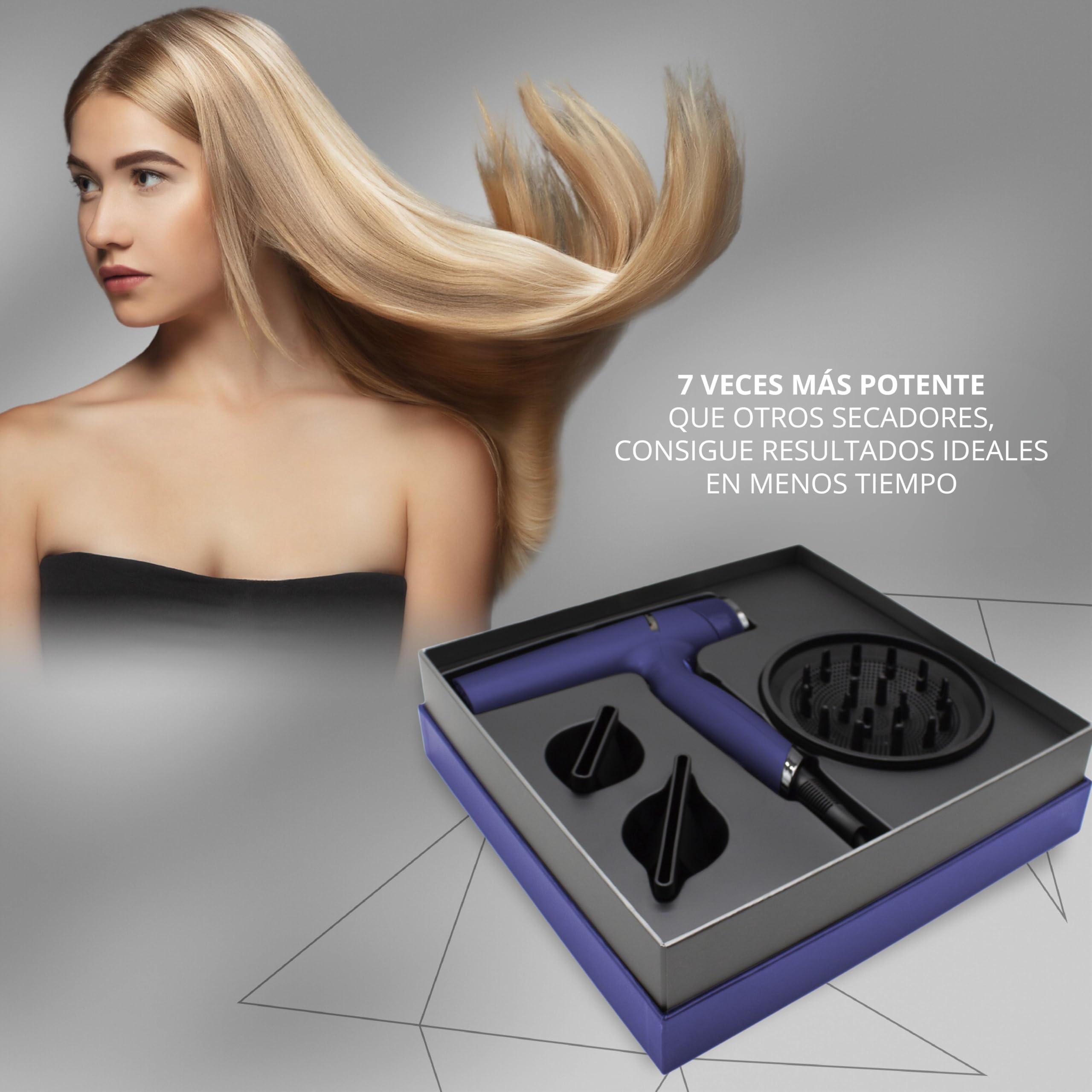 Corioliss Whisper Secador de Pelo Profesional Iónico Silencioso Blue