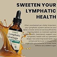 Vista 3 de Gotas de drenaje linfático, mezcla de hierbas de 2000 mg con saúco y diente de león de equinácea, apoya el drenaje linfático, el sistema