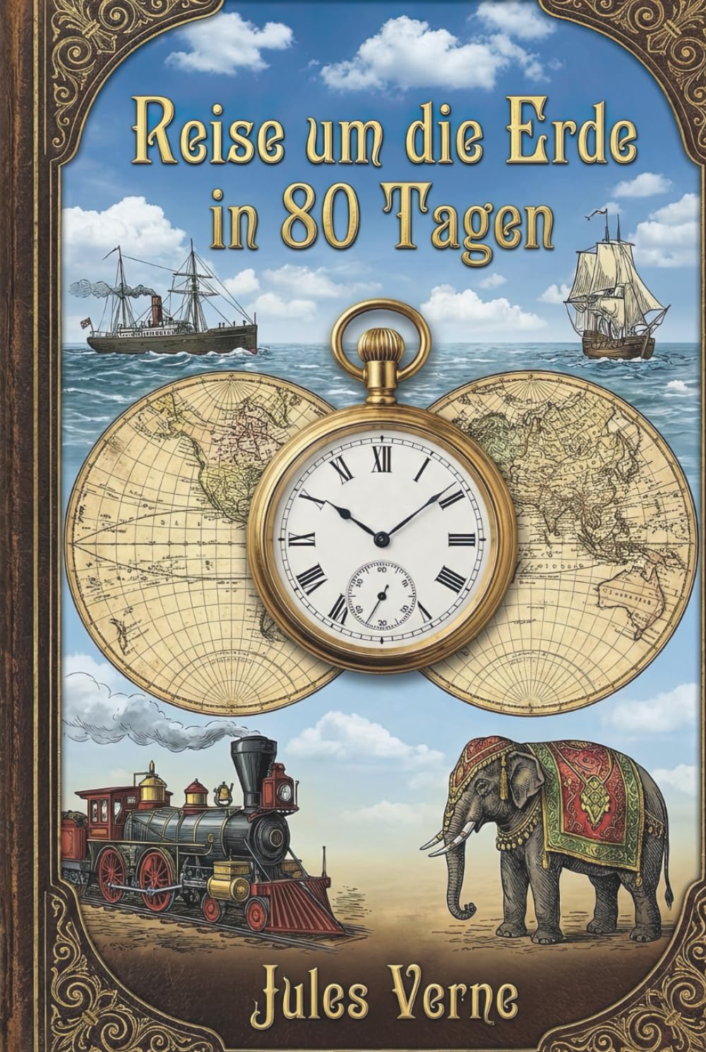 Reise um die Erde in 80 Tagen: Illustrierte Neuausgabe