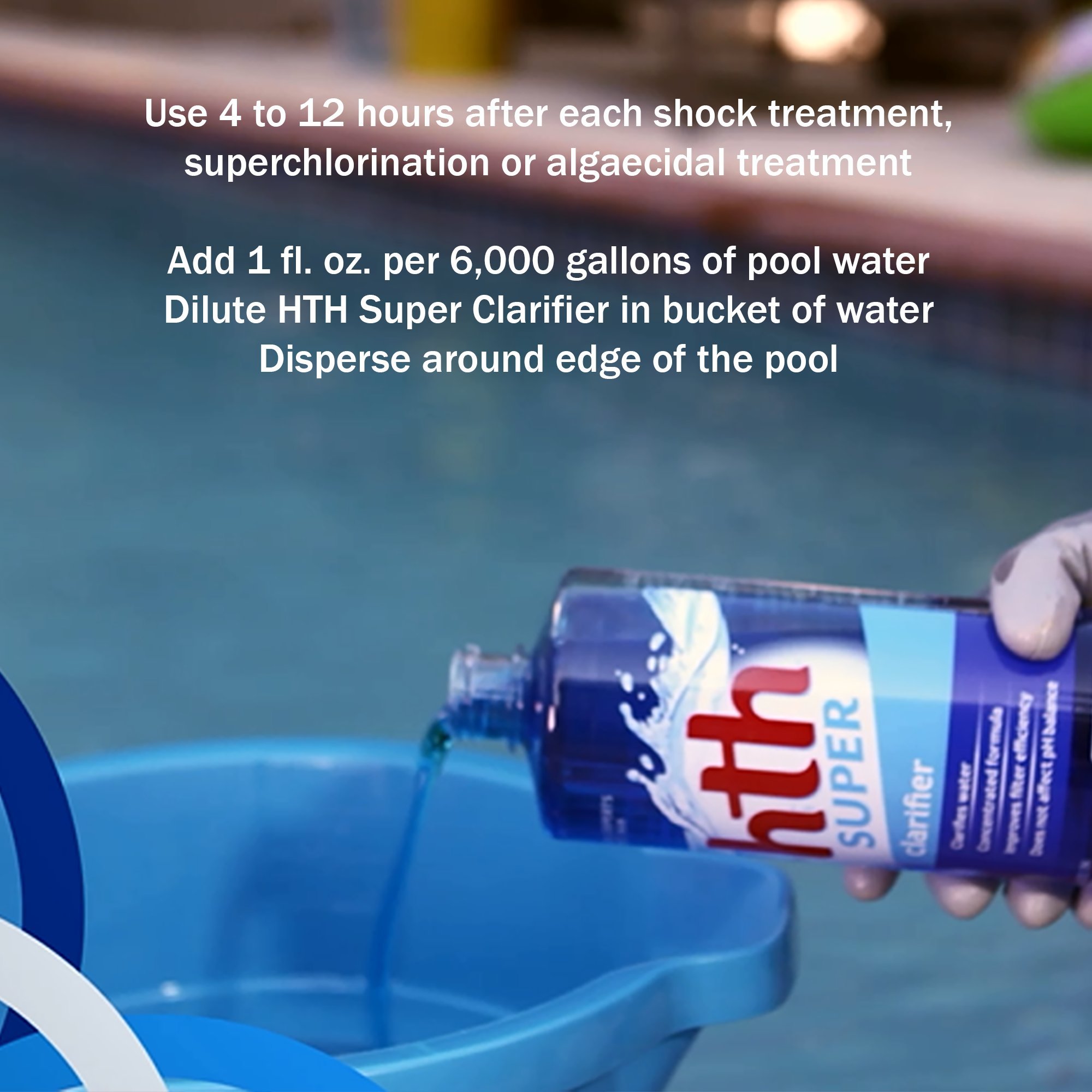 HTH 67012 Super Clarifier Swimming Pool Cleaner