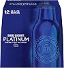 Bud Light Platinum Beer, 12 Pack Beer, 12 FL OZ Bottles