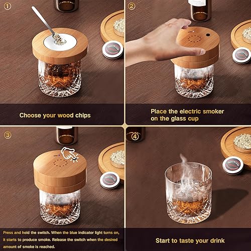 Miniatura 7 de Kit de ahumador de whisky eléctrico