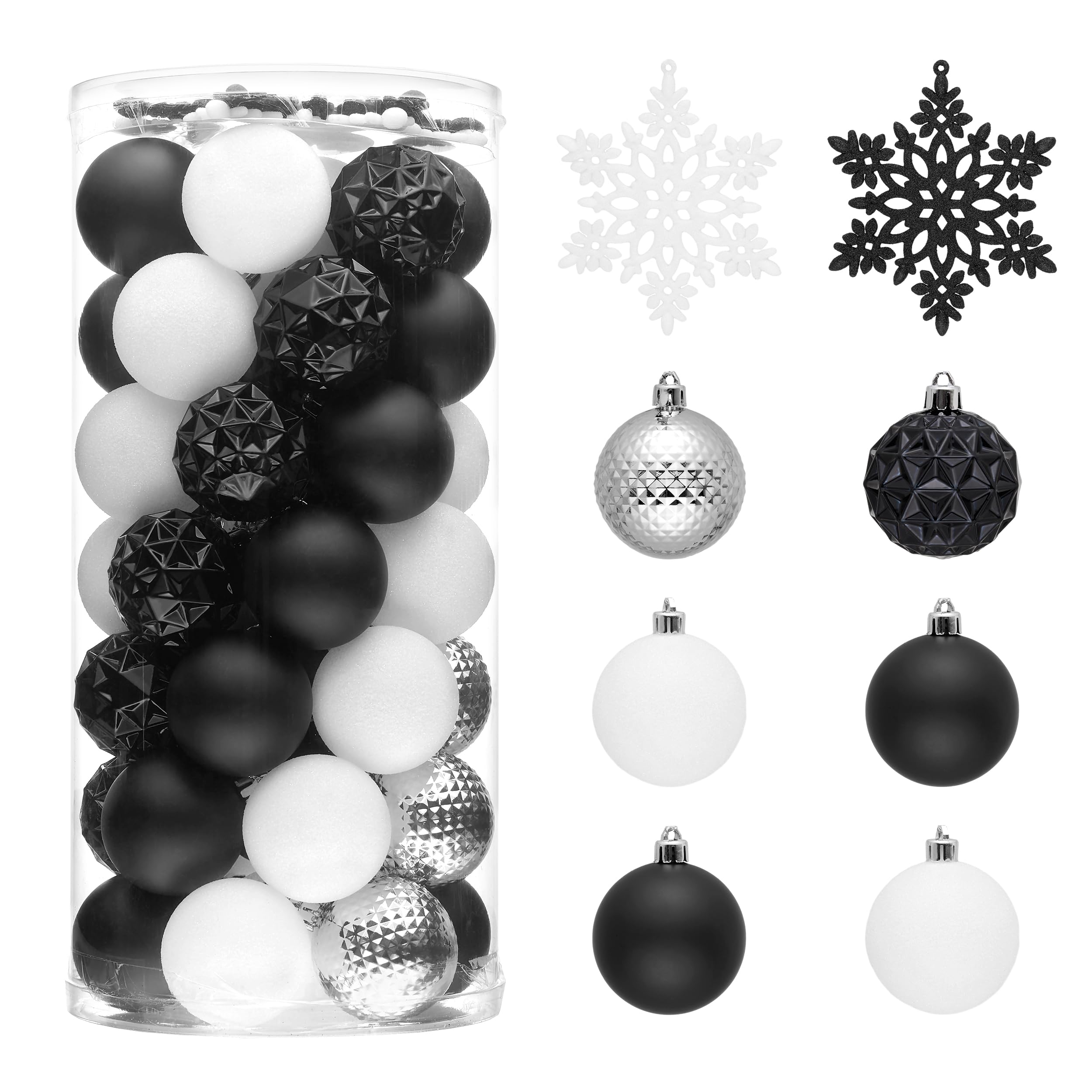 Décorations de sapin de Noël incassables 50 boules suspendre Halloween juillet 5cm