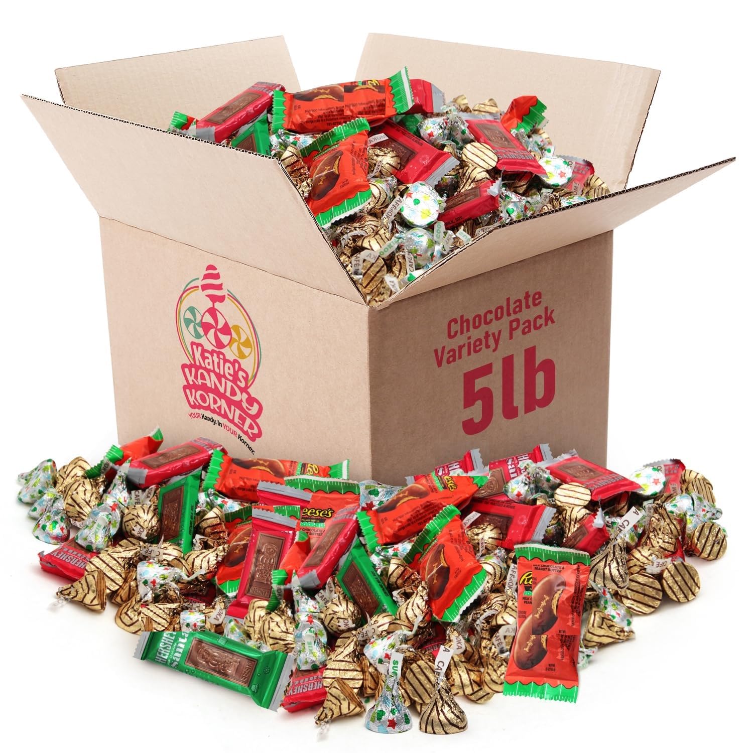 Chocolate Candy Variety Pack of Bulk, Ideal Assortment for Sweet Snacking and Sharing, Perfect Box of Bulk Chocolate for Special Occasion and Enjoyment - 5lb