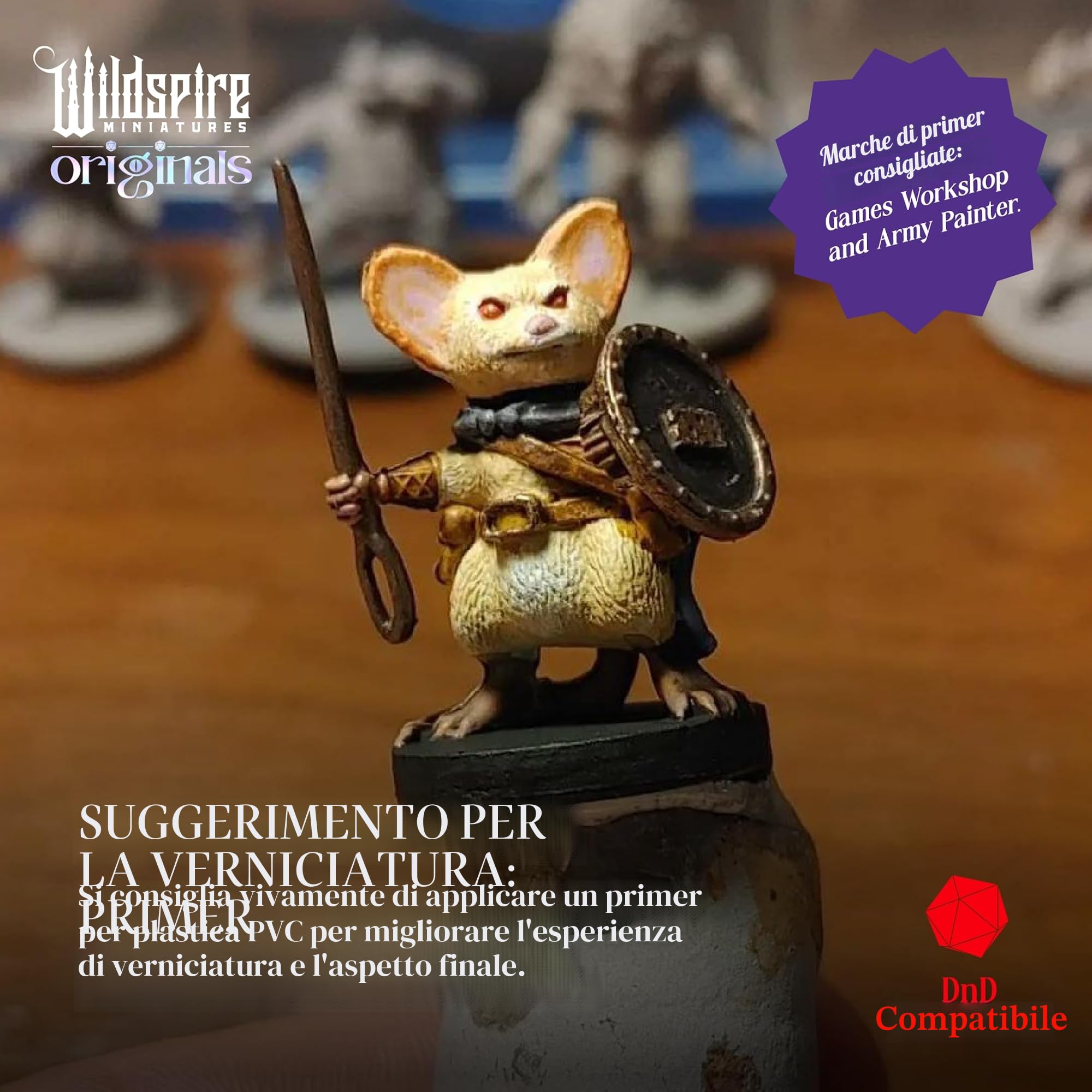 Wildspire Heroes, Compagni Animali NPC e Re Troll per DND Miniature 28mm-32mm - Figure Fantasy Non Verniciate per Dungeons and Dragons, D&D, Pathfinder