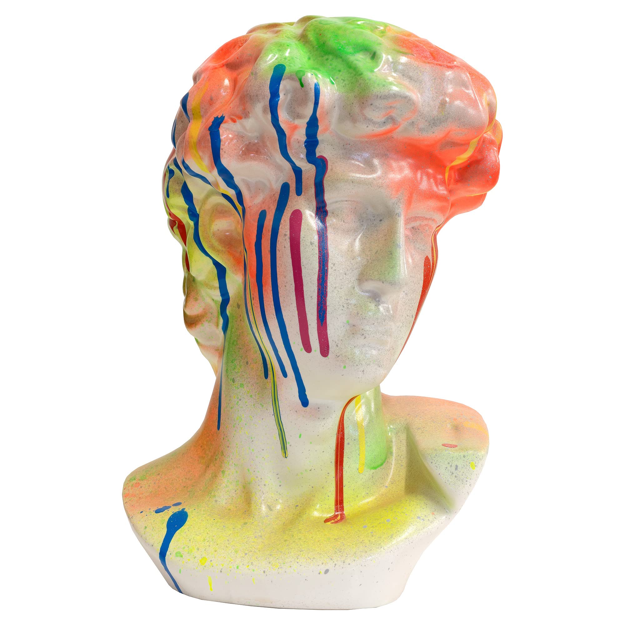 Buy Design By Pepper Multicolored David Head Statue, Classic Greek