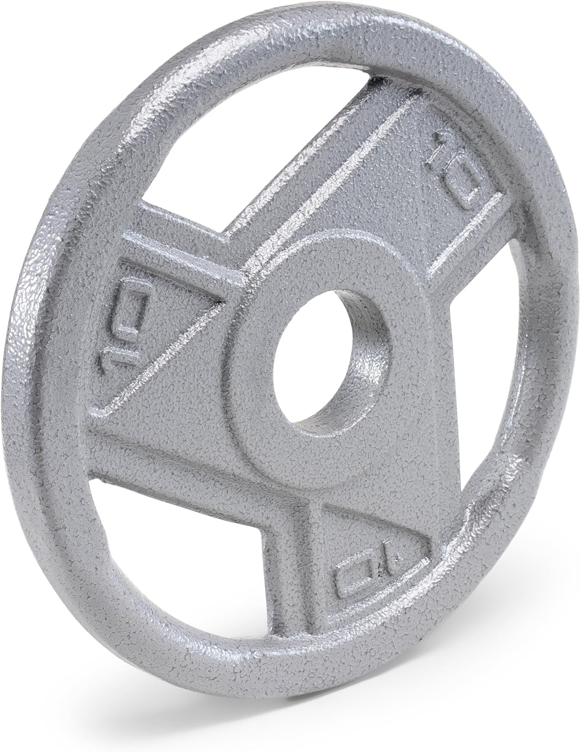 Marcy Classic 2″ Cast Iron Olympic Grip Plates for Strength Training and Weightlifting