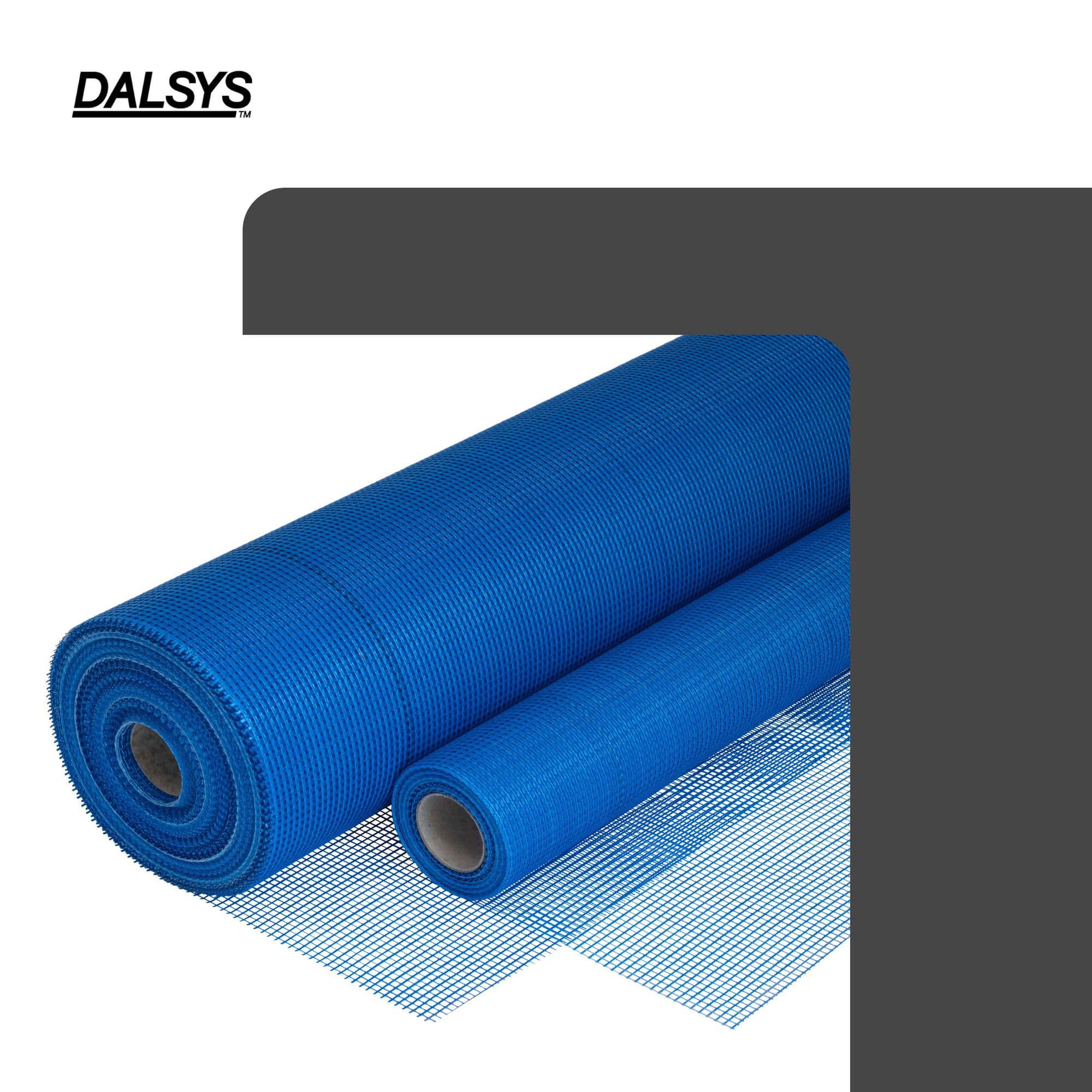 Tessuto di rinforzo 165 g/m², 4x4mm 50m² (50m x 1m) ETICS e sistema VWS tessuto in fibra di vetro per l'isolamento della facciata, Made in EU