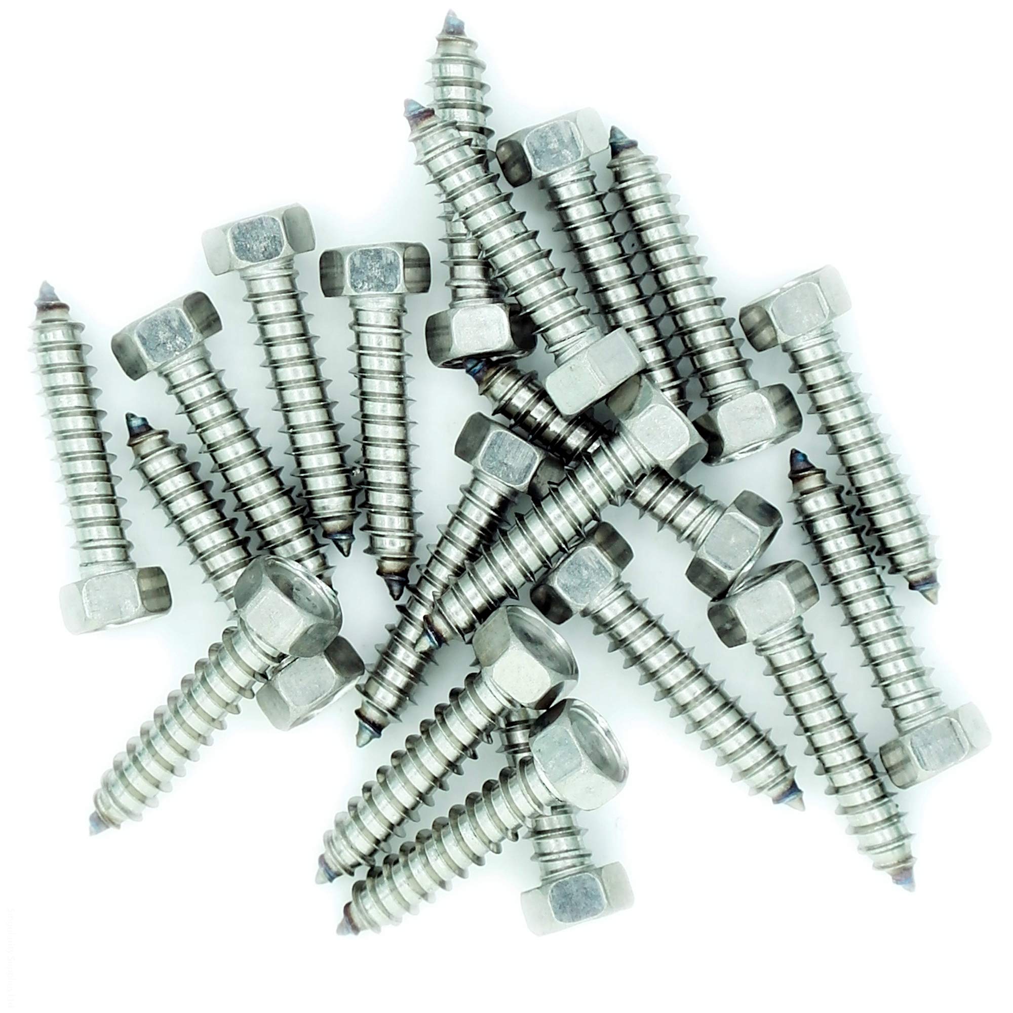 Singularity Supplies No.8 X 1.8 (4.2Mm X 45Mm) Hex Self-Tapping Screw - Stainless Steel (A2) (Pack Of 20)