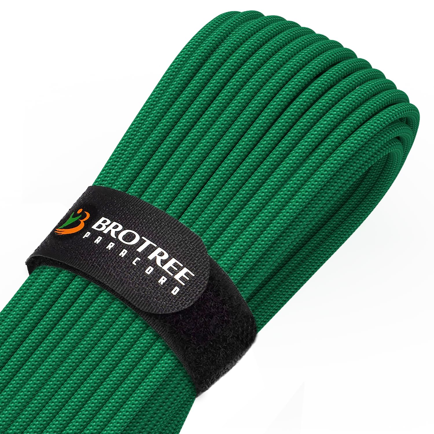 Brotree Paracord 4mm 30M 9 Strands 100% Nylon Rope Type 3 Parachute Cord for Outdoor, Bracelet, DIY - 280kg Breaking Load (Kelly Green)