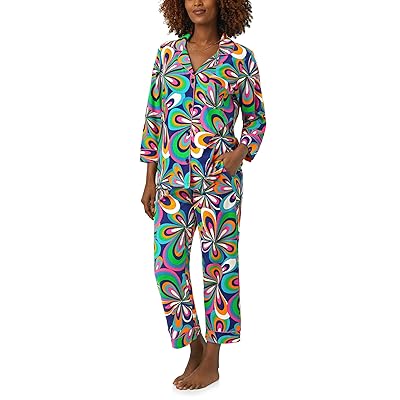 Bedhead PJs Trina Turk X Bedhead 3/4 Sleeve Cropped PJ Set Women