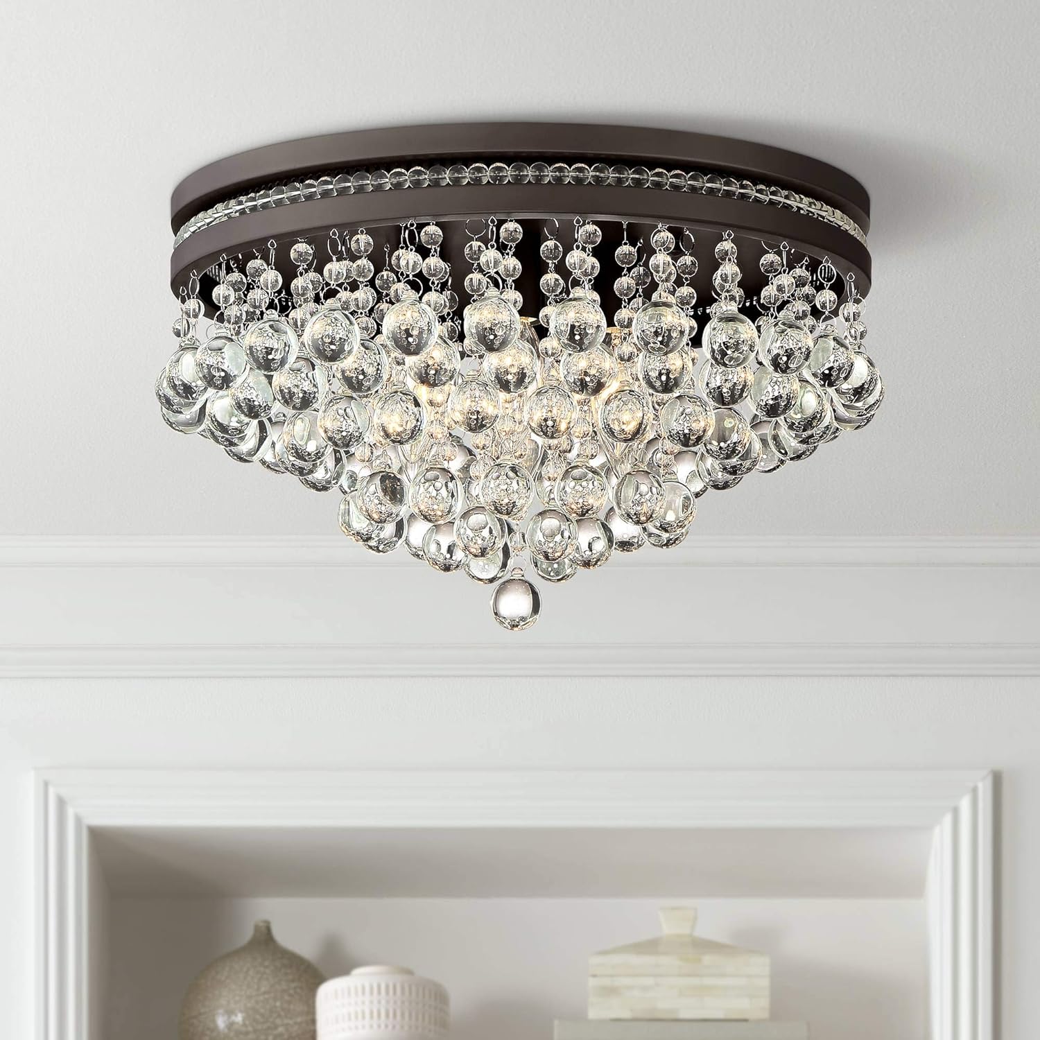 Flush mount crystal light fixture Clearance