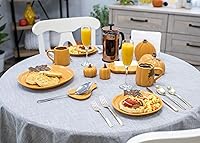 Vista 6 de Nat & Jules - Mini salero y pimentero de cerámica con forma de calabaza de 3 pulgadas, perfecto para Acción de Gracias, Halloween y decoración