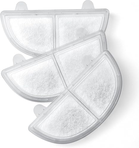 Homerunpet Filtros de fuente para mascotas de repuesto para bombas inalámbricas Fuente de agua para gatos Dispensador de agua para perros