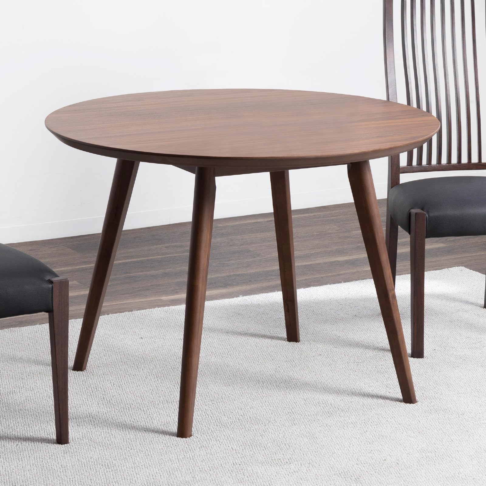 丸テーブル φ100cm ウォールナット ダイニングテーブル ダイニングテーブル 丸テーブル 100cm ウォールナット 無垢