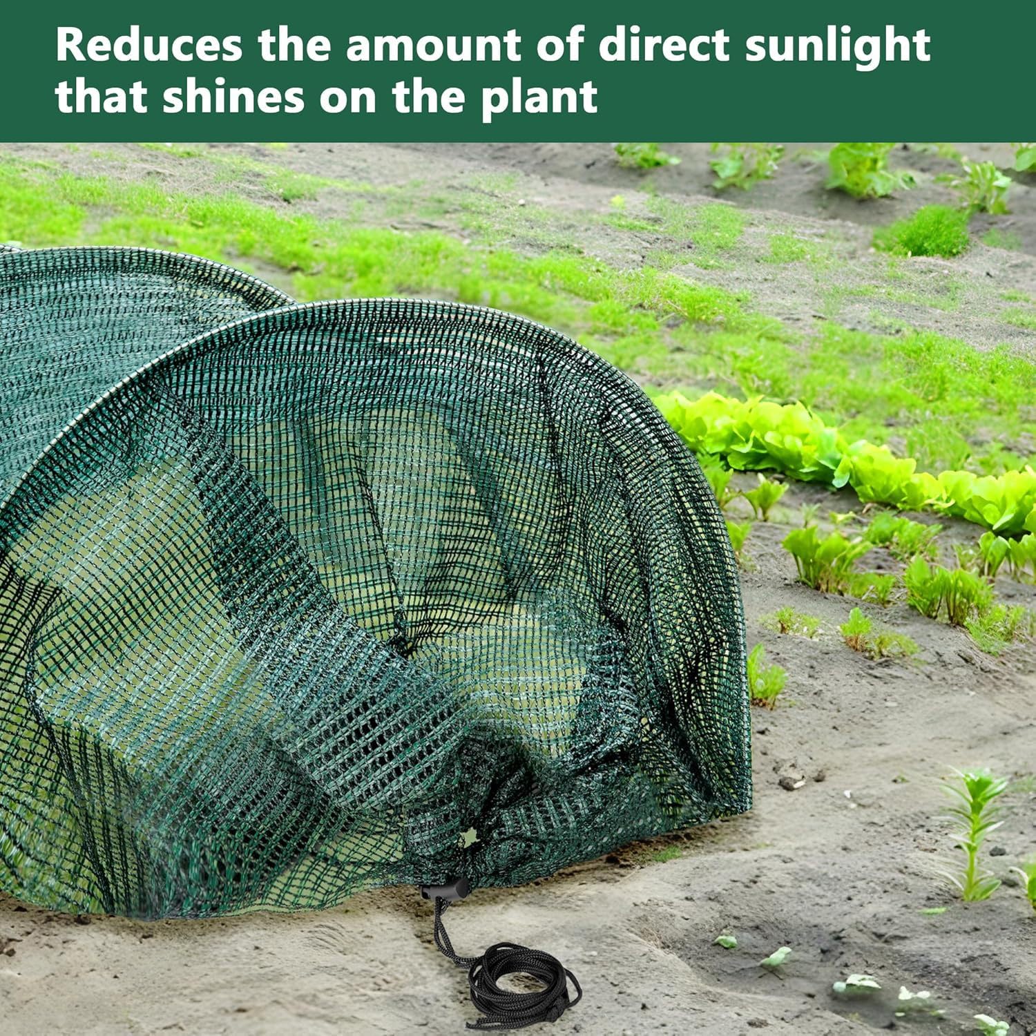 Tunnel de Jardin en Maille, Tunnel de Plantation agricole, 300 x 45 x 45 cm, Résistant au Gel, Protection Contre Les intempéries pour Jardin Potager Protection Contre Le Gel Serre