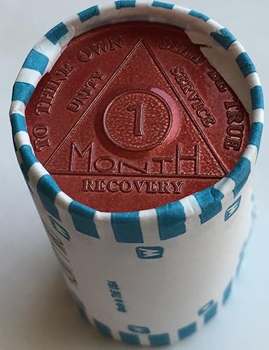 Miniatura 4 de wendells Lote a granel 25 Aluminio 1 Mes AA Medallones 30 Días Alcohólicos Anónimos Chips