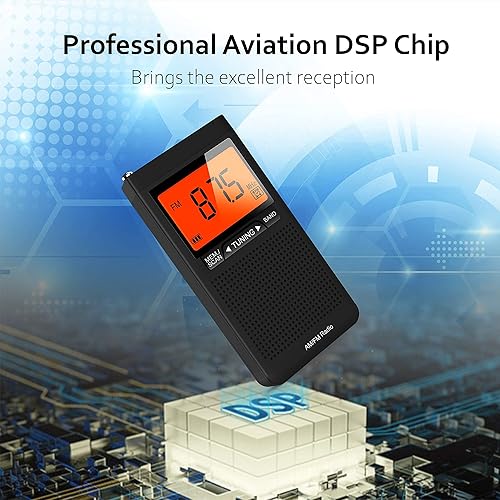 Miniatura 6 de Radio portátil AM FM con batería con la mejor recepción, conector para auriculares, mejor calidad de sonido