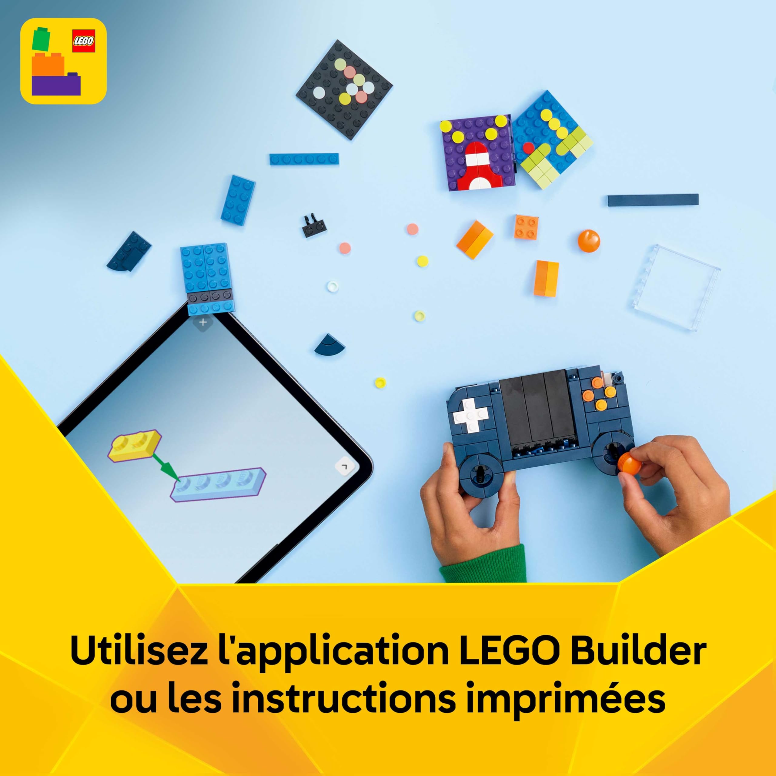 LEGO Creator 3-en-1 La Console de Jeu Rétro - Jouet de Construction Se Transformant en Borne d’Arcade ou Ordinateur avec Clavier & Souris - Idée de Cadeau Gaming pour Garçon ou Fille dès 8 Ans 31380