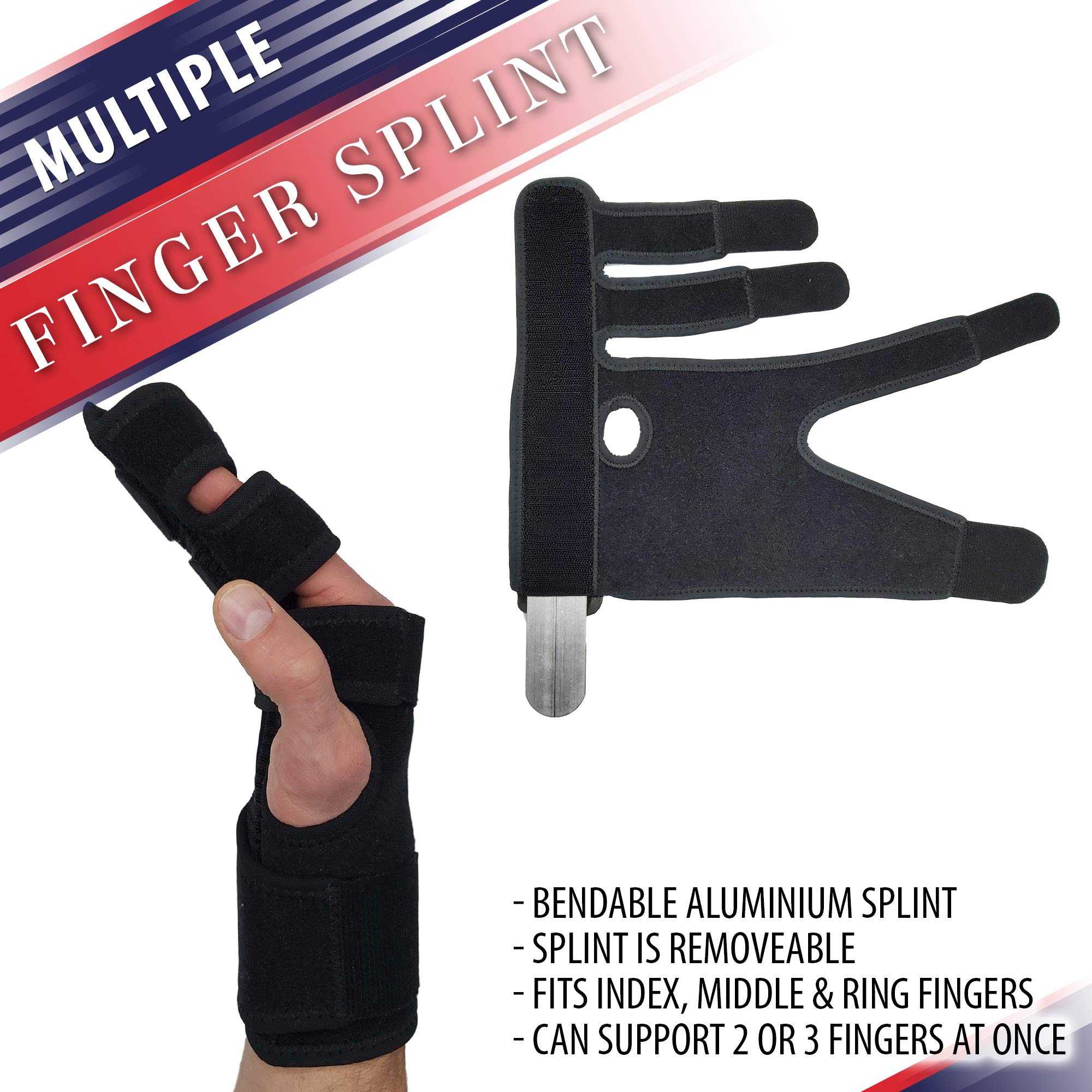 Buy Trigger Finger Splint Finger Brace Supports Two or Three Fingers