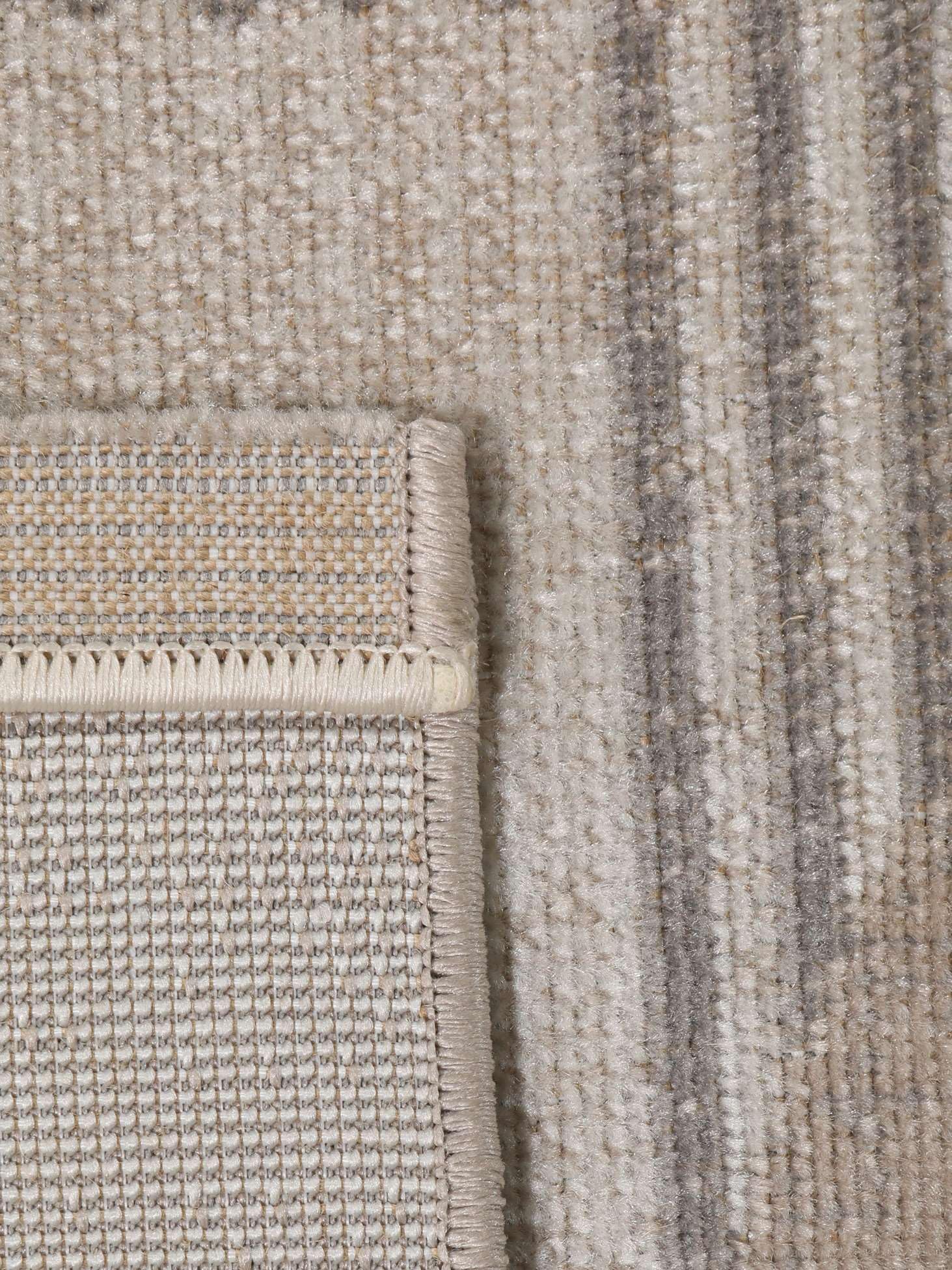RugVista Deco, Teppich, Moderne Teppiche, 200 x 300 cm, Rechteckig, Mittlerer Stapel, Wohnzimmer, Esszimmer, Schlafzimmer, Nur chemische Reinigung, Oeko_tex_100, Beige/Grau