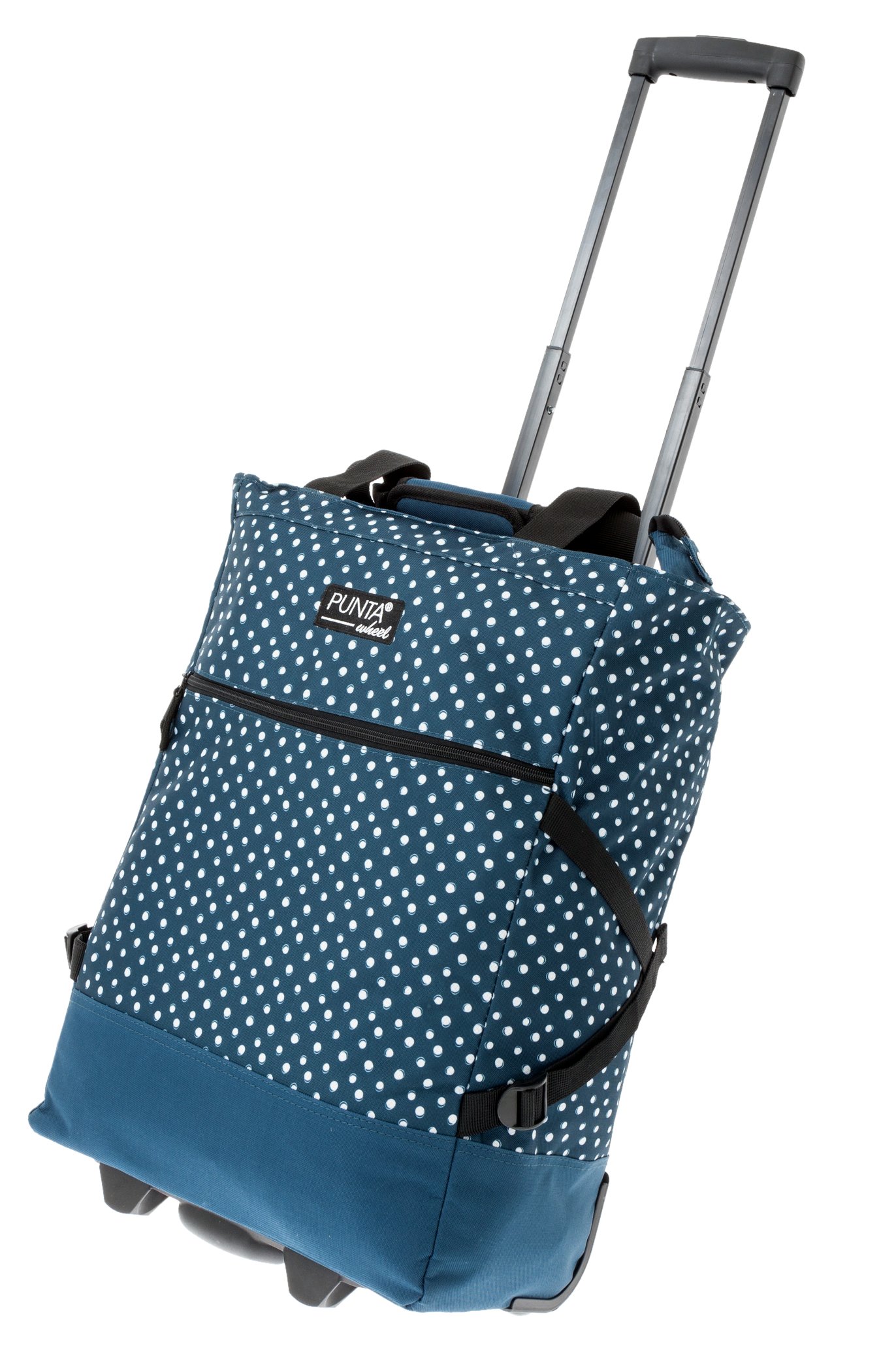 Shopping Roller wózek na zakupy Trolley Punta Wheel 10008-5020 Blue Dots