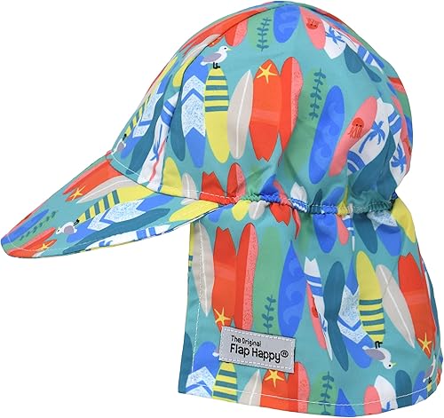 Flap Happy Baby Sun Hat | Toddler Hat with Flap to Protect Kids from Sunburn | U