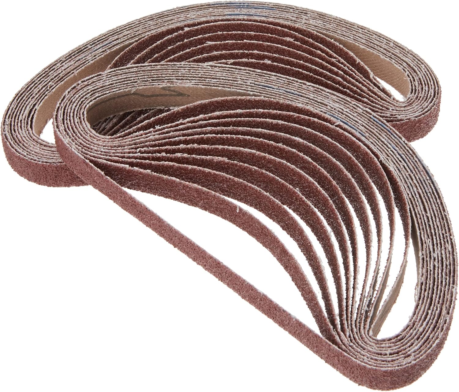 POWERTEC 401804 1/2-Inch x 18-Inch 40 Grit Aluminum Oxide Sanding Belt, 20-Pack