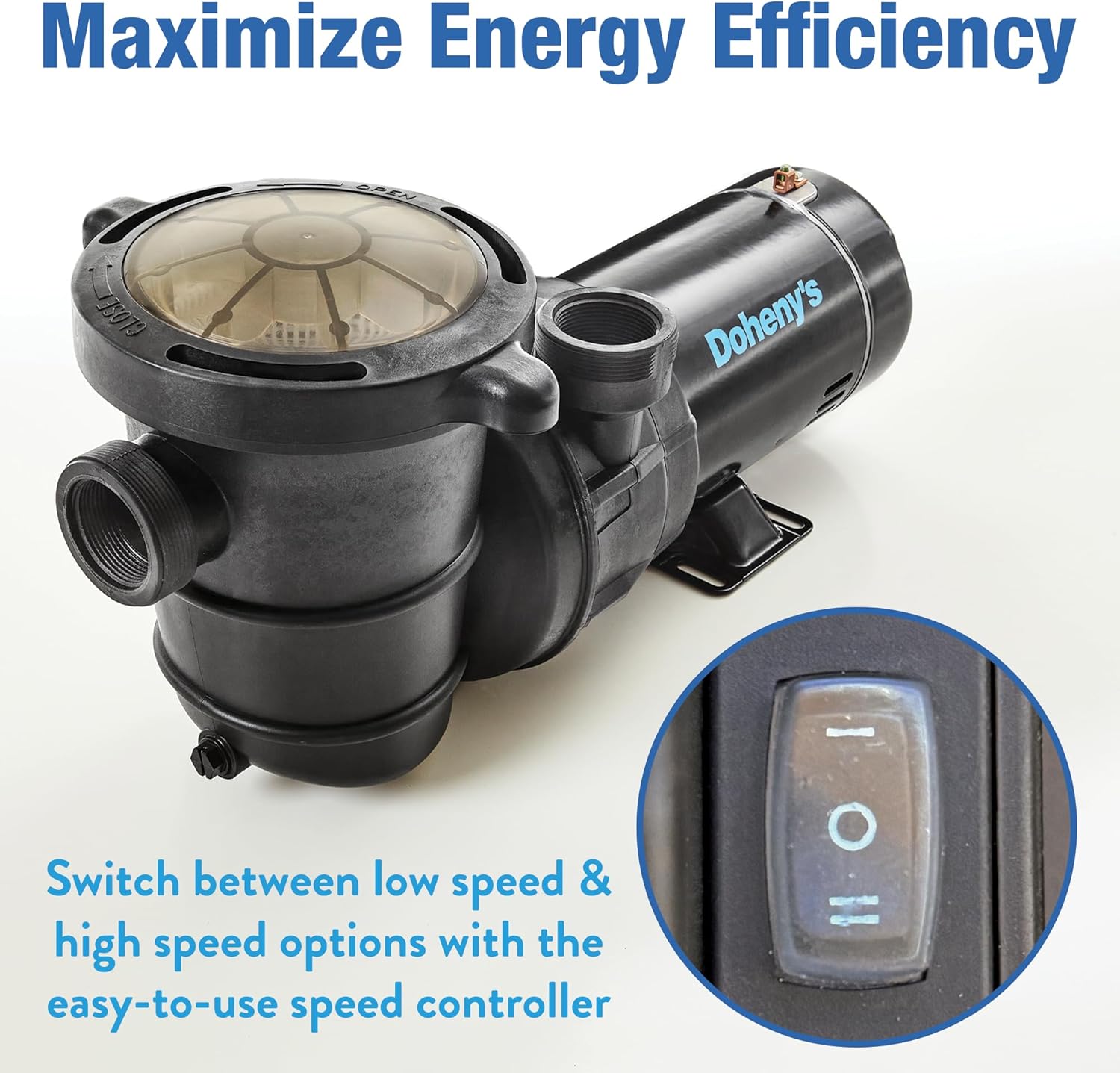 Doheny's Pool Pro Above Ground 2-Speed Swimming Pool Pumps (1.5 HP)