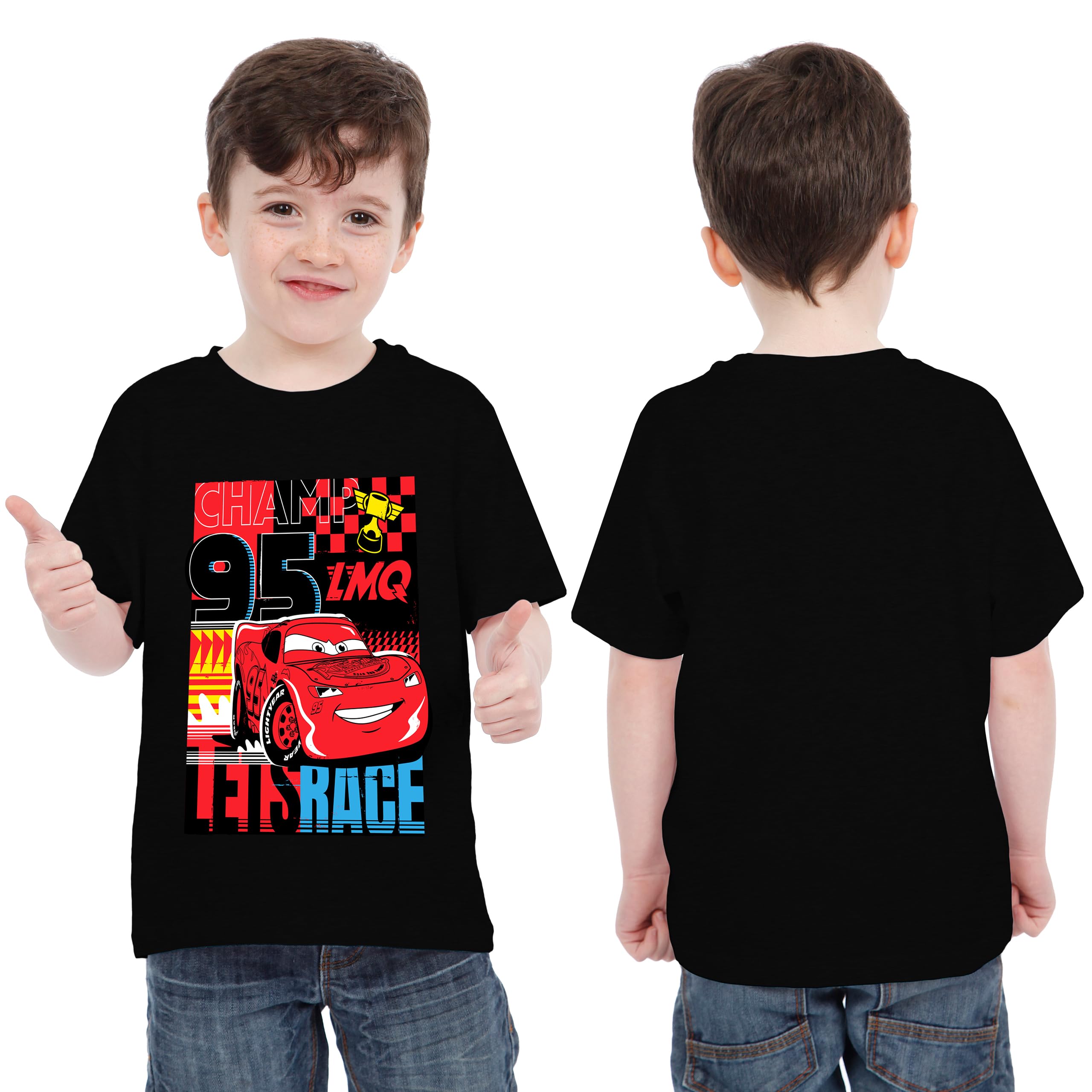 Disney Camiseta Cars Rayo Mcqueen Ropa Niño | Coches Camiseta | Pack Camisetas Niño