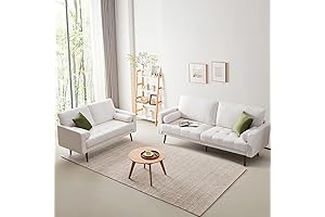 Vonanda Nora 73" Couch and 56" Loveseat: Mid-Century Modern Style and Comfort