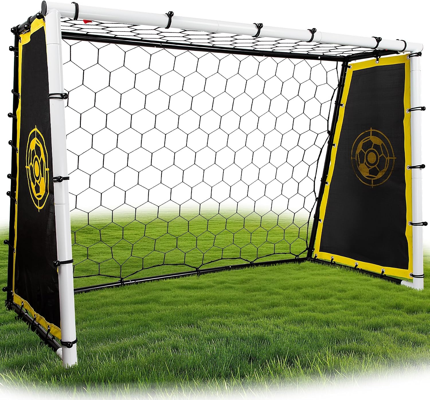 3-in-1 Soccer Goal & Soccer Rebounder, 6x4 ft/7x5 ft Soccer Net thumbnail