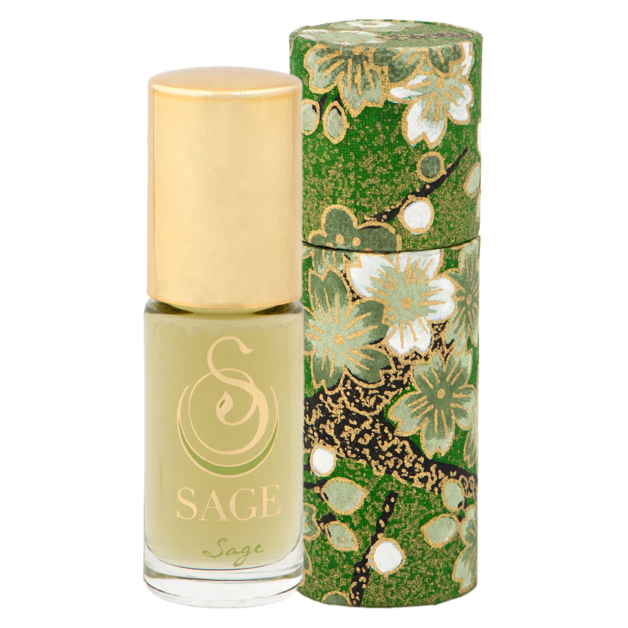 Sage Peridot Roll-on Perfume Oil - Earthy - Fig - Amber - Vanilla - Musk