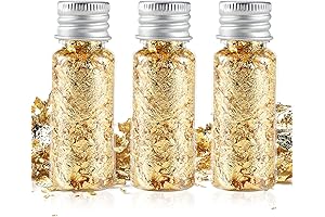 FlyCoco Edible Gold Flakes Leaf for Cakes