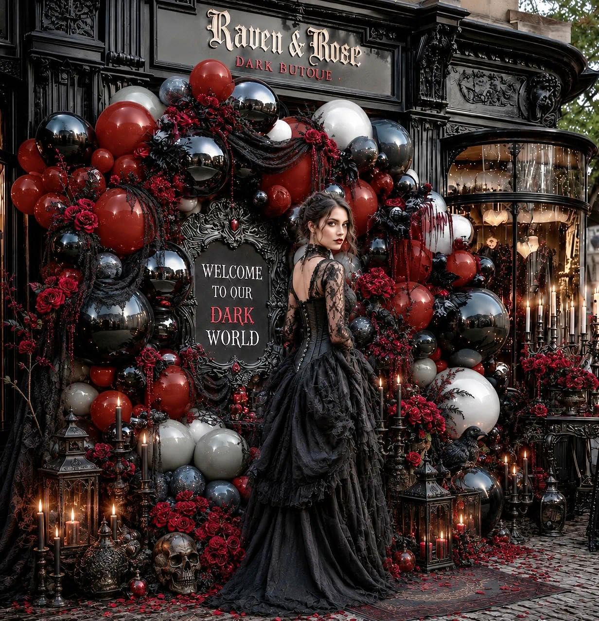Kit de arco de globos rojo oscuro, negro y blanco con lazo, guirnalda de globos de doble relleno borgoña, negro, rojo, granate, gris, para cumpleaños, baby shower, aniversario, boda, graduación