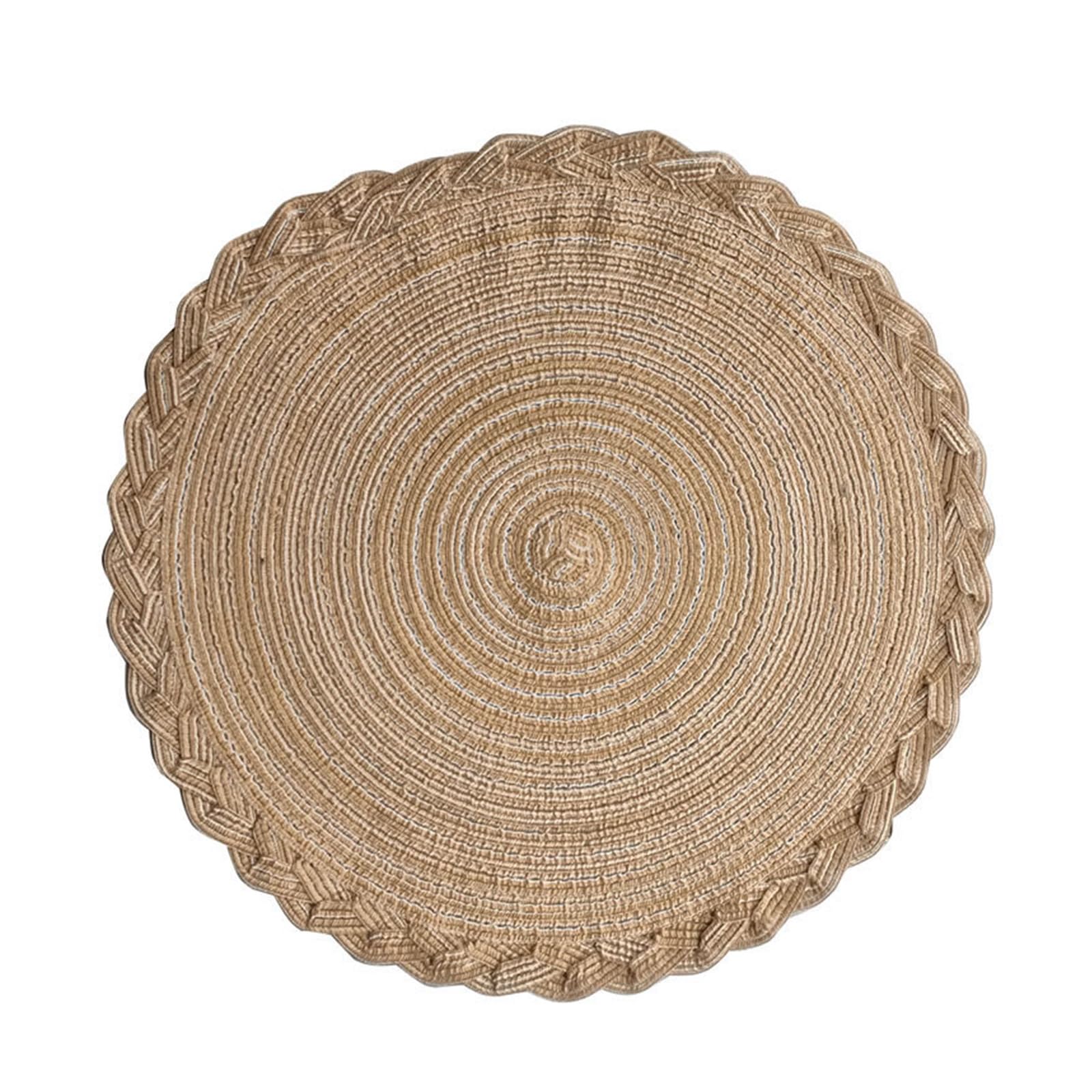 FACAILUO Functional Cotton Trivets for Kitchen Countertops and Dining Tables with Nonslip Base and Lace Trim