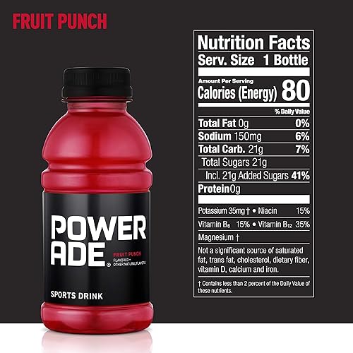 Miniatura 8 de POWERADE Ponche de frutas, 12 onzas líquidas (paquete de 12)