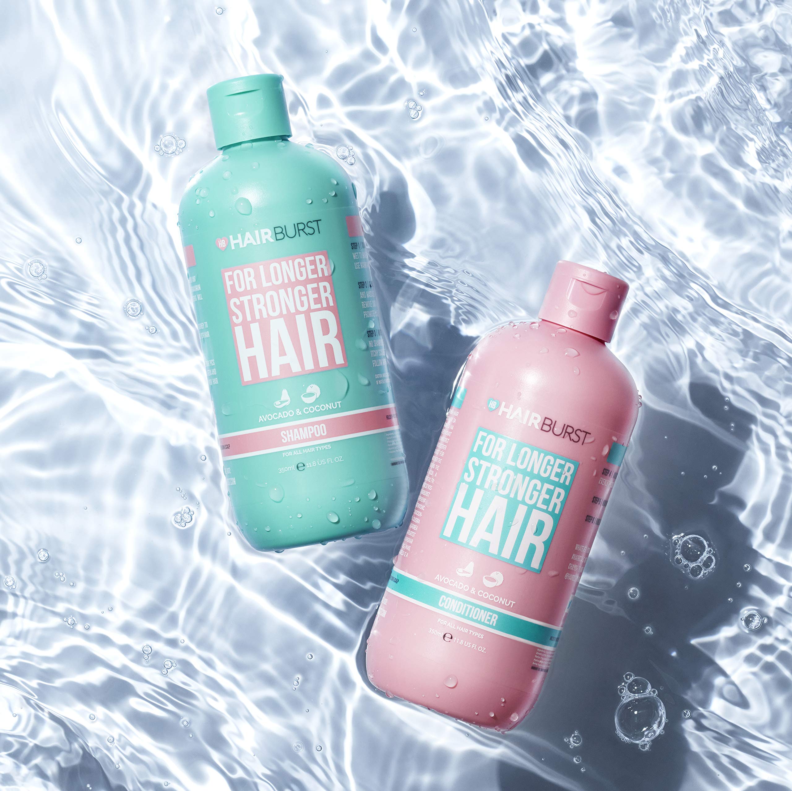 HAIRBURST SLS Free Shampoo and Conditioner for Longer Stronger Hair
