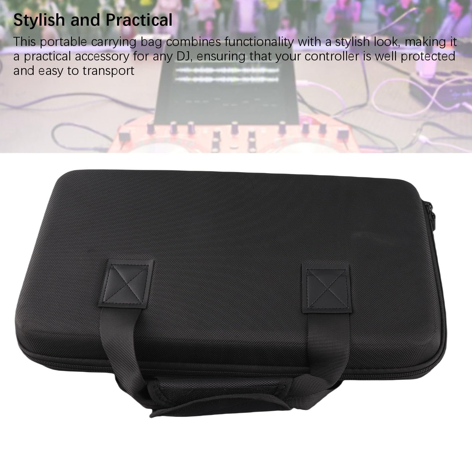 Goshyda Custodia per Controller DJ per Controller DDJ FLX4 400 SB2 SB3 RB Double Channel, Custodia Portatile del Sacco di Archiviazione DJ con Spugna Buffer