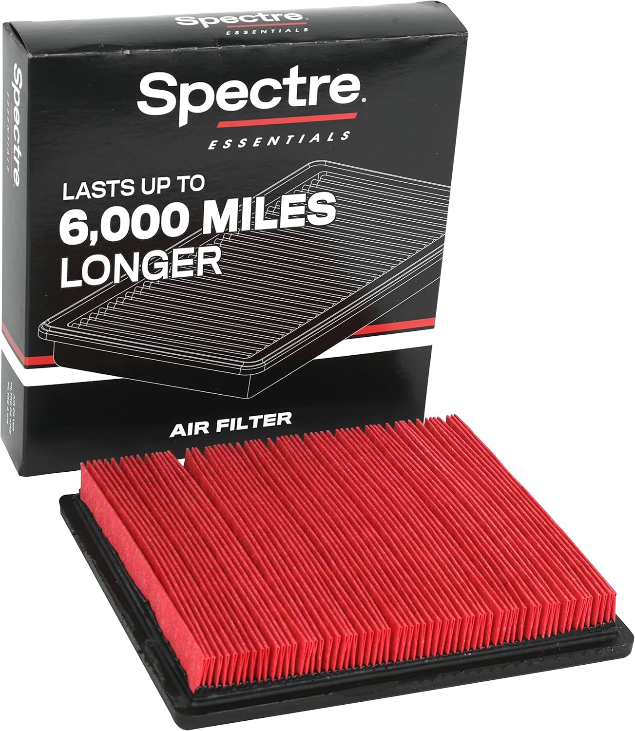 Spectre Essentials Engine Air Filter by K&N Premium, 50Percent Longer