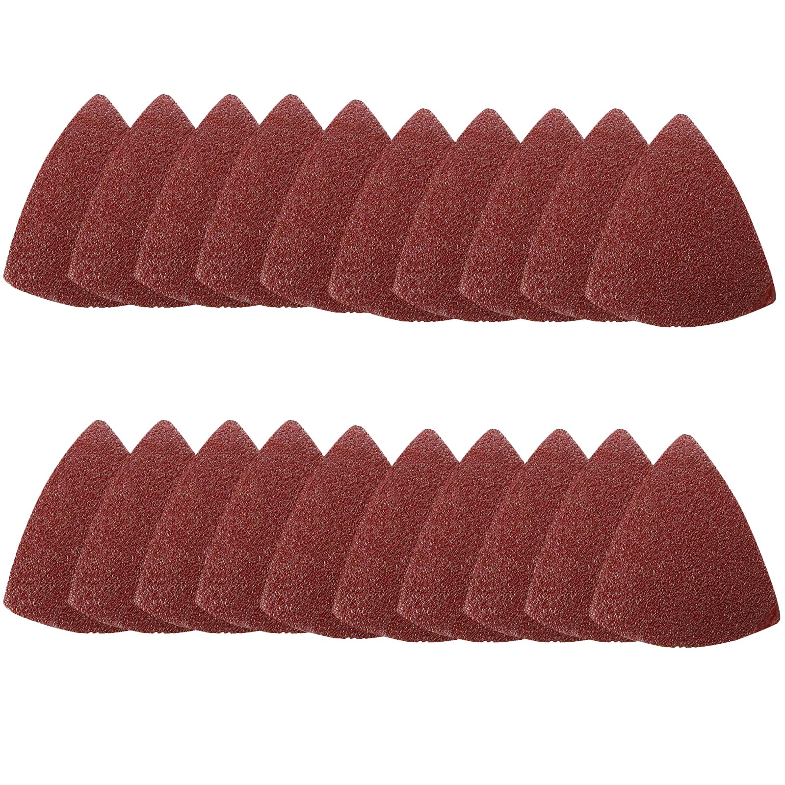 Unifizz Triangle Sanding Sheets 80x80x80mm 20 PCS Detail Sander Pads Durable Dust-Free Sander Sandpaper Mouse Sanding Pads for Wood,Metal,Plastic 800 Grit