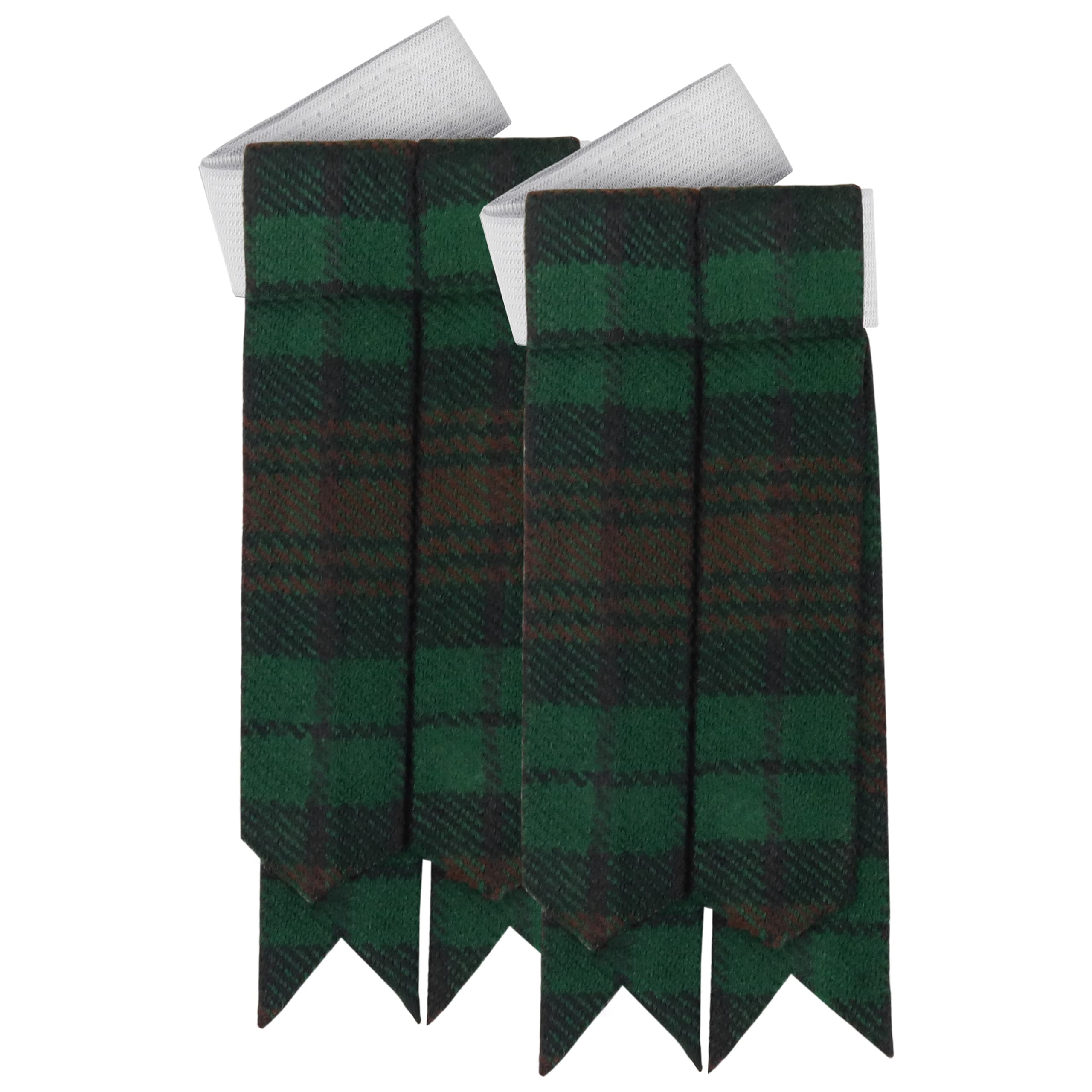 DSS KILTSScottish Kilt Hose Flashes for Men-Socks Flashes for Men