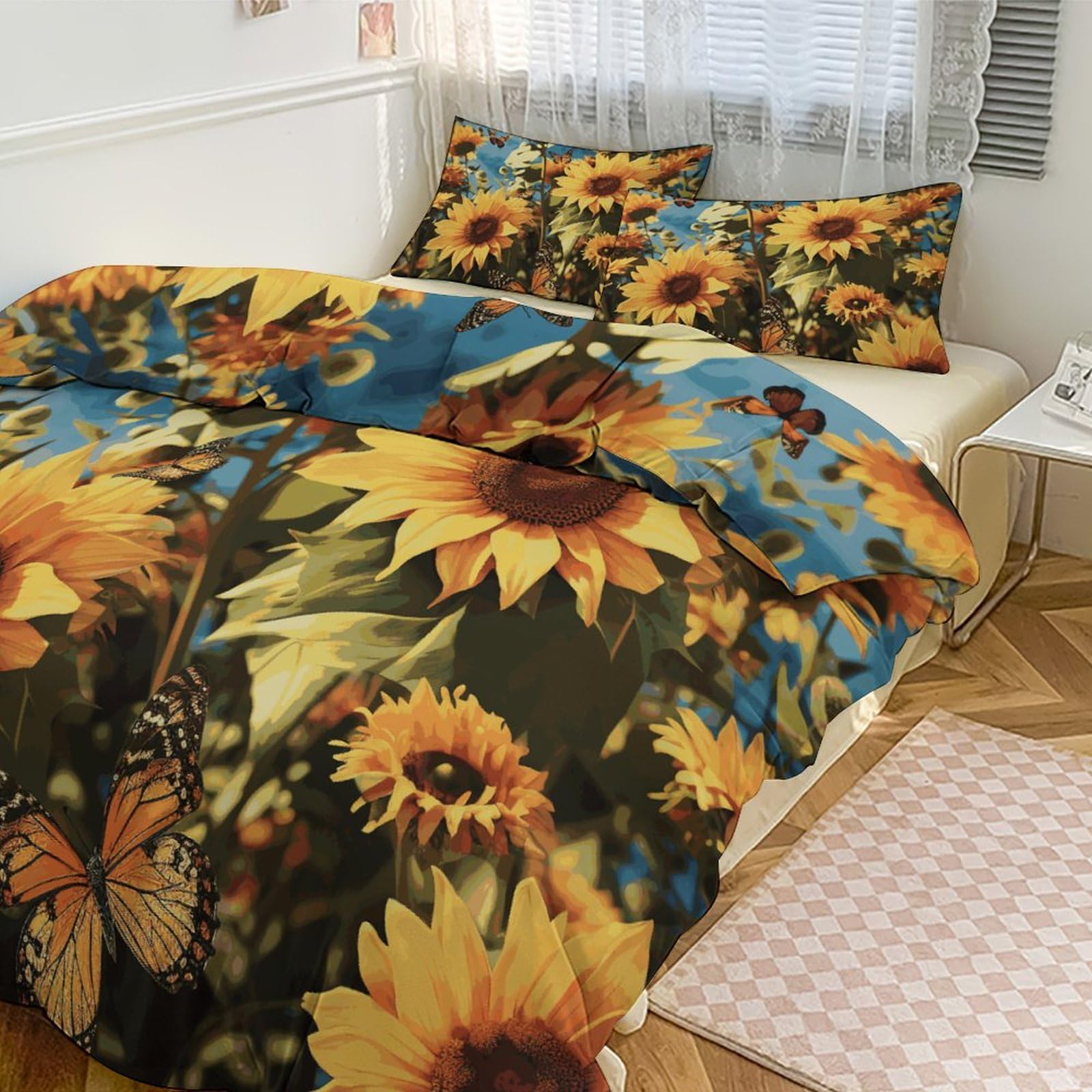 Parure de lit 3 pièces épaisse : finis les lits froids avec cette couette grand lit 200x230