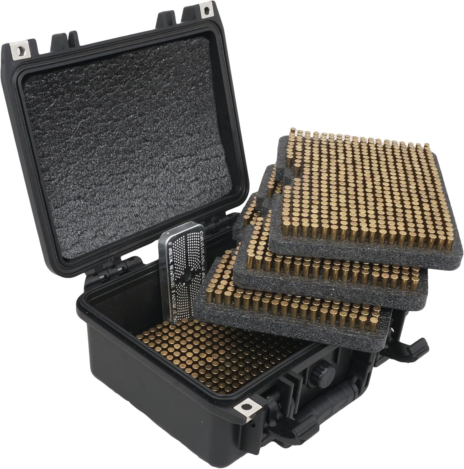 Case Club 22LR Qty 308-1760 Ammo Case - Long Term Storage Case Includes Silica Gel Dessicant to Help Absorb Moisture (Lockable & Non-Lockable Options)
