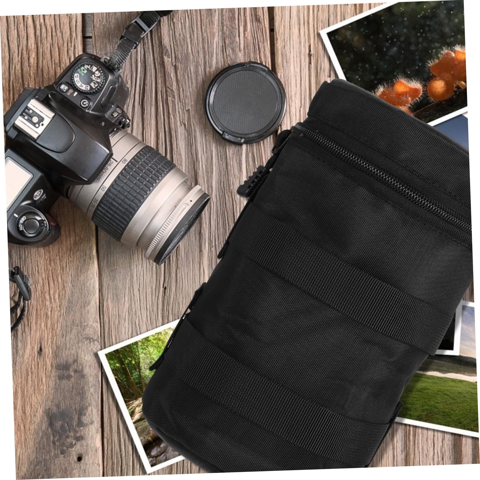 Hemobllo 2pezzi Custodia Protettiva Per Obiettivi Fotografici e Antiurto Large Accessorio Per Fotografi Professionisti e Appassionati