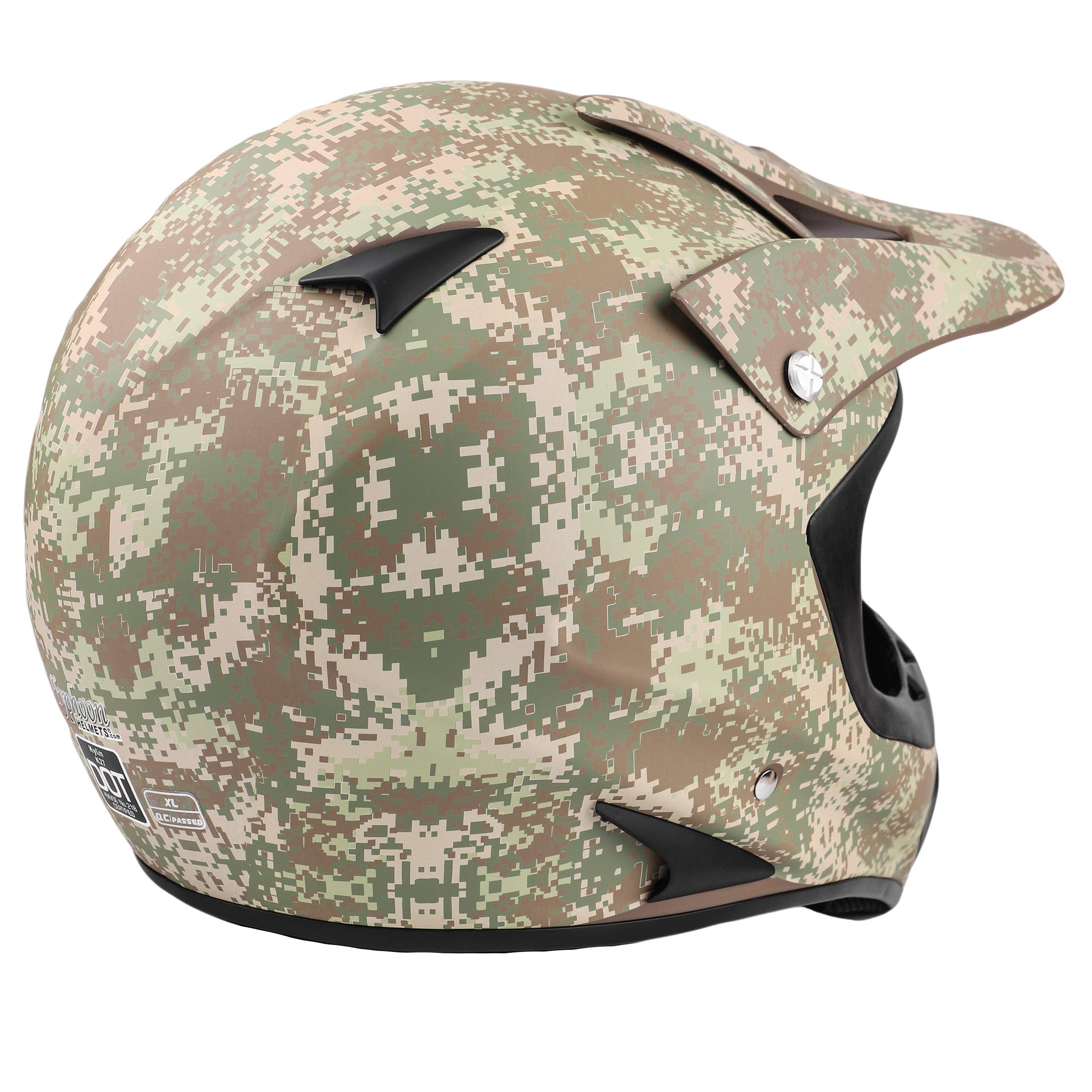 Polaris Pink Camo Scrambler Atv Helmet Reviewmotors.co